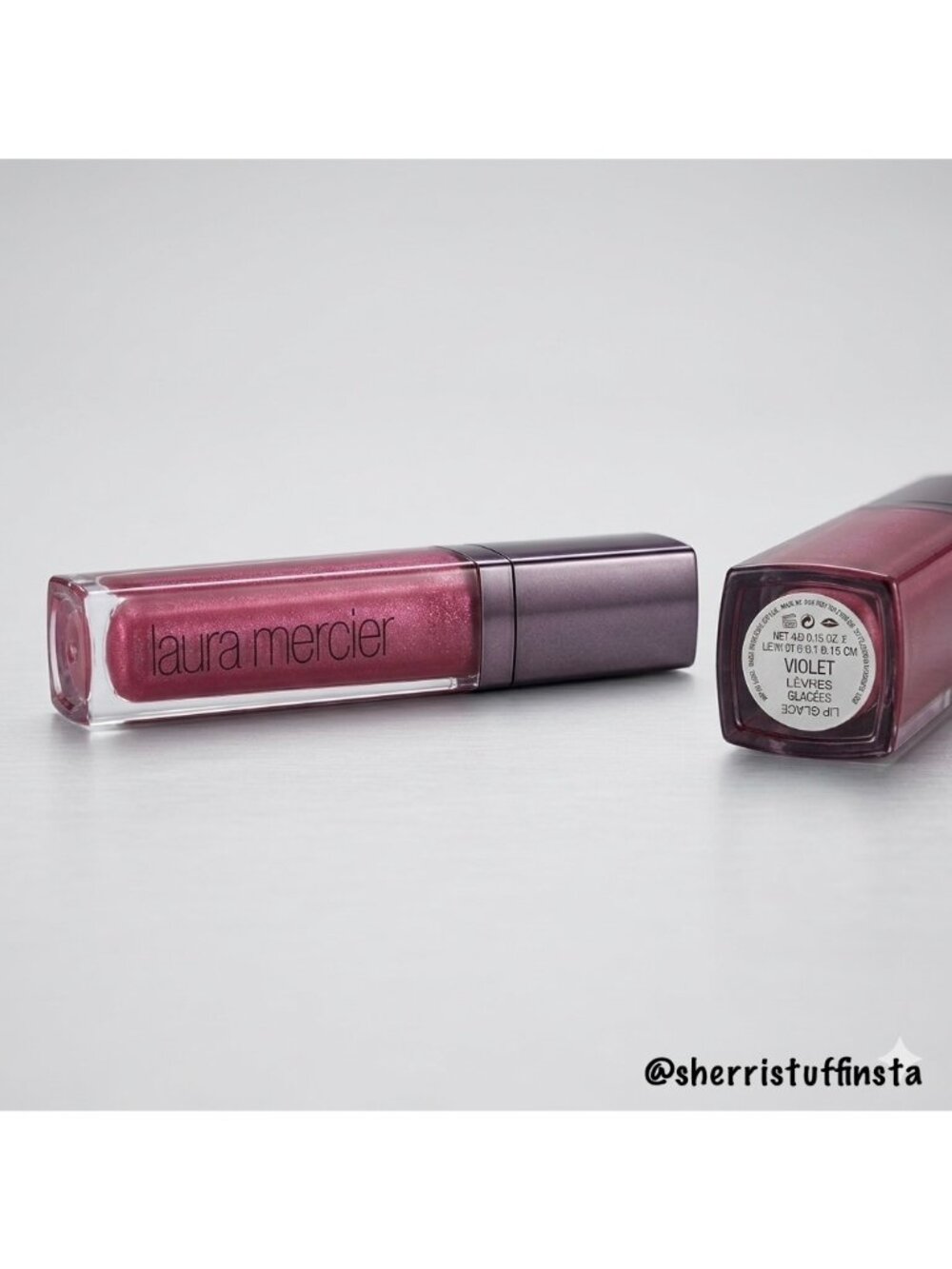 Laura Mercier Lip Glacé Violet High-Shine Shimmering Gloss 4.5g Non-Sticky - Picture 6 of 6